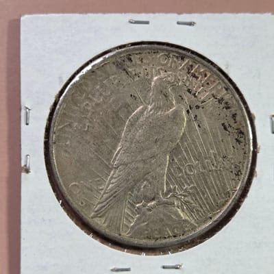 1934 D Peace Silver Dollar Rare and Key date - additional view