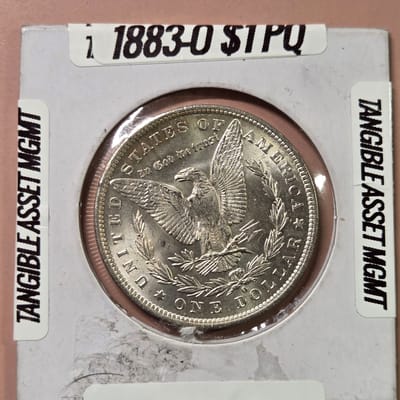 1983 o Morgan Silver Dollar AU - additional view