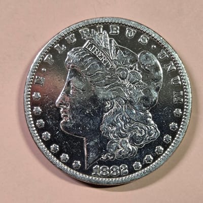 1882 P Morgan Silver Dollar VF