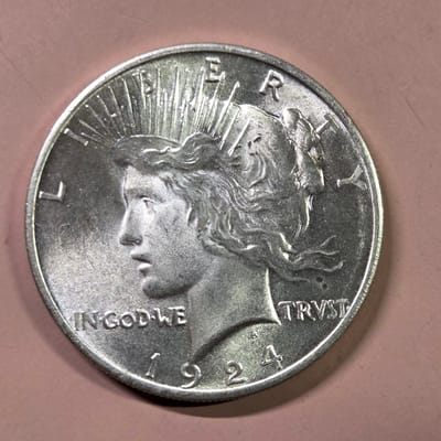 1924 Peace Silver Dollar XF