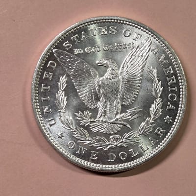 1885 P Morgan Silver Dollar  AU - additional view