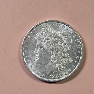 1880 O Morgan Silver Dollar AU