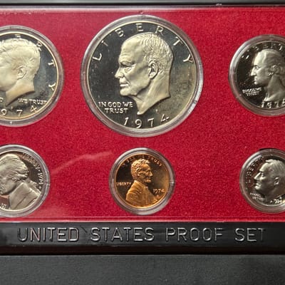 3 Total 1974 United States Clad Proof Sets