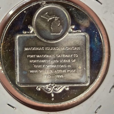 Under melt Mackinac Island Coin 0.743 - additional view