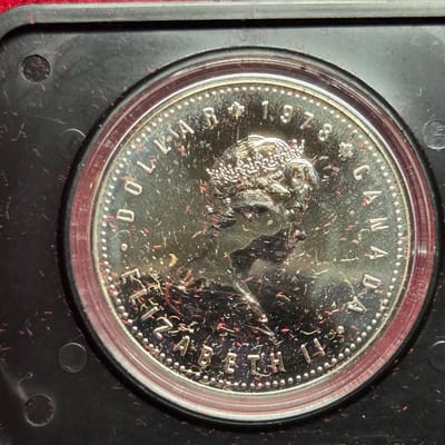 1978 Canada 0.375 oz Silver  plus free coin