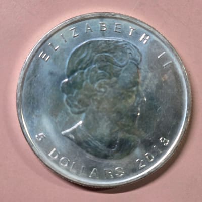 2013 Canadian Maple Leaf 9999 for $70