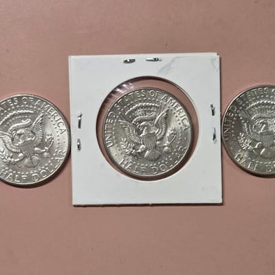 3 1964 Kennedy Half Dollars 90 % $69 - additional view