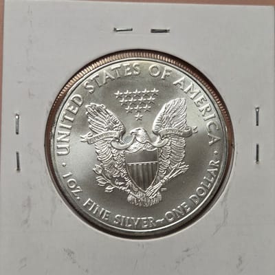 (2) ASE 1 oz Silver 999 BU for $136 2010 & 2019 - additional view