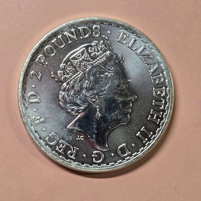 2022 Britannia  Silver 1 oz Coin 999 AU