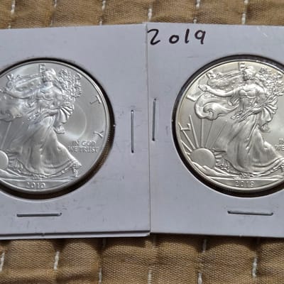 2010 & 2019 Unc AS Eagle for $130 free shipping