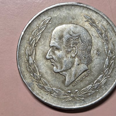 1953 Mexican Cinco Peso XF 0.643 oz Silver