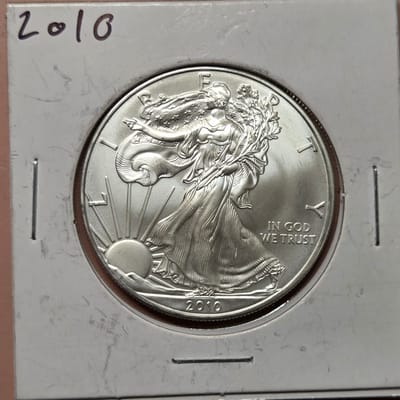 2010 American Silver Eagle 1 oz 999 BU 