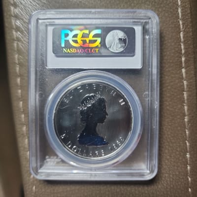 1989 silver maple leaf pcgs ms69 - additional view