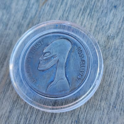 Hobo Nickel Alien Artwork