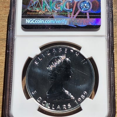 1989 Silver Maple Leaf NGC MS68 - additional view