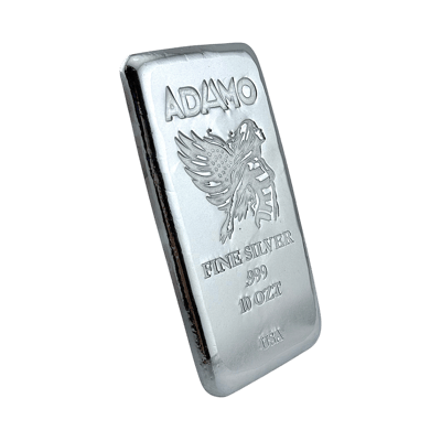 Adamo Flying Bar 10 oz .999 Fine Silver Adamo - additional view