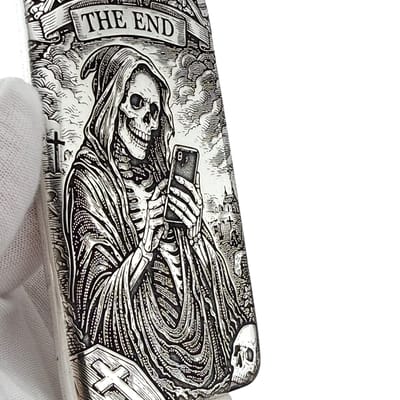 10 ozt 999 Silver Art Bar - The Final Text - ADAMO