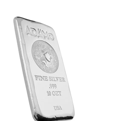 Adamo Bar 10 oz .999 Fine Silver Adamo  - additional view