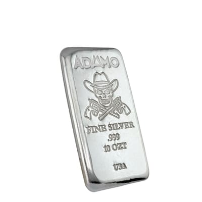 Adamo Renegade Bar 10 oz .999 Fine Silver Adamo - additional view