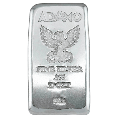 Adamo Phoenix Bar 10 oz .999 Fine Silver Adamo 
