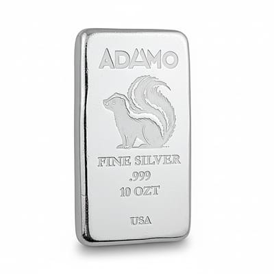 Adamo Skunk Bar 10 oz .999 Fine Silver Adamo  - additional view