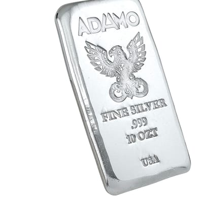 Adamo Phoenix Bar 10 oz .999 Fine Silver Adamo  - additional view