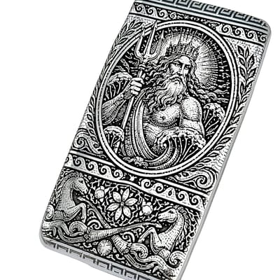 10 ozt 999 Silver Art Bar Poseidon