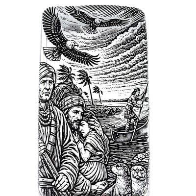 Seminole Wind - 10 ozt 999 Fine Silver - Adamo