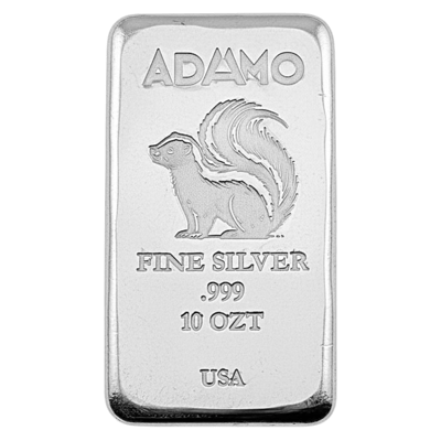 Adamo Skunk Bar 10 oz .999 Fine Silver Adamo 