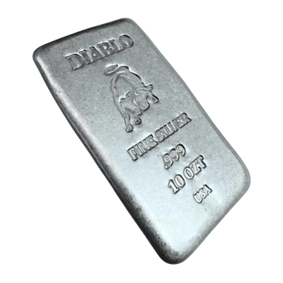 Adamo Diablo Bar 10 oz .999 Fine Silver Adamo  - additional view