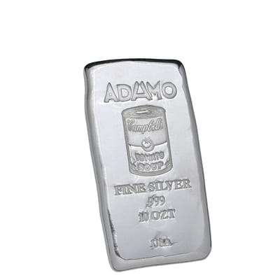 Adamo  Bar 10 oz .999 Fine Silver Adamo  - additional view