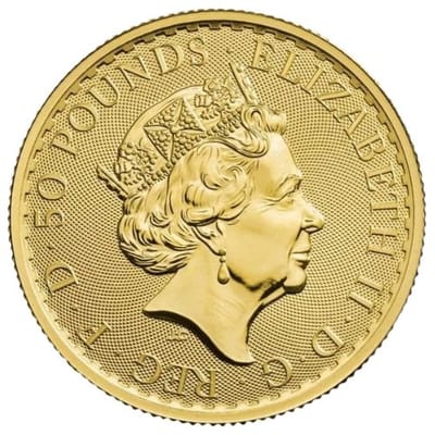 2022 1/2 oz Britannia Gold Coin BU - additional view
