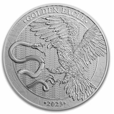 2023 1 oz Malta Golden Eagle w Mint Capsule