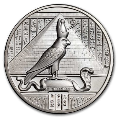 2 oz Ultra High Relief Egyptian Gods Series: Horus - additional view
