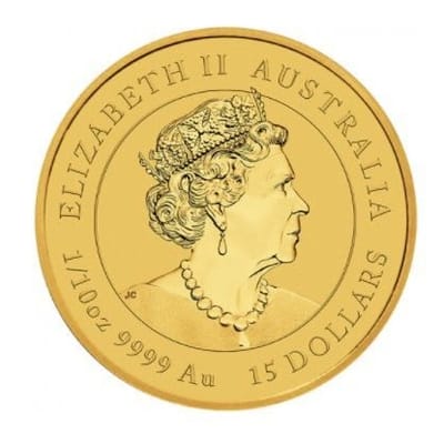2021 1/10 oz Perth Gold Lunar Ox BU - Series 3 - additional view