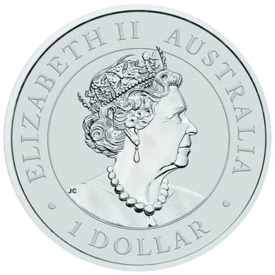 2022 1 oz Perth Silver koala coin in capsule  - additional view