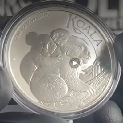 2023 1 oz Silver Perth Koala - additional view