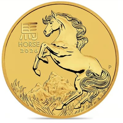 2026 1/10 oz Perth Gold Lunar Horse 