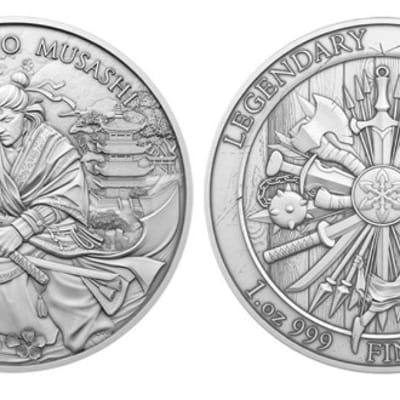 1 oz Miyamoto Musa - Legendary Warrior series - additional view
