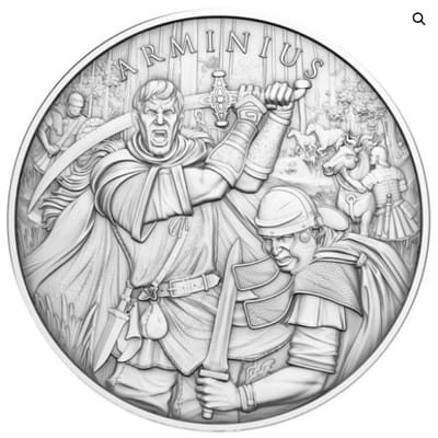 1 oz Arminius - Legendary Warrior series