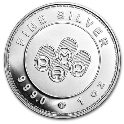 1 oz Silver PAMP USA round