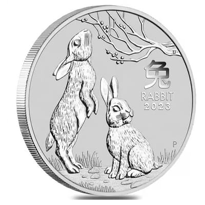 2023 1 oz Perth Luna Rabbit