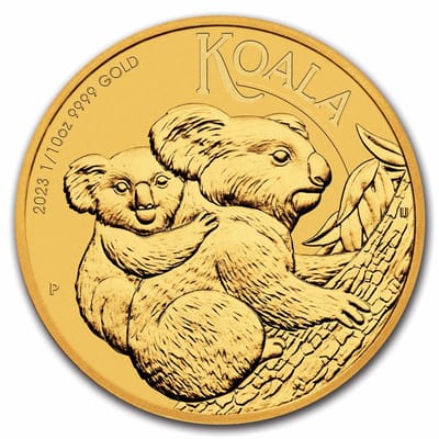 2023 1/10 oz Perth Gold Koala BU