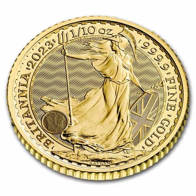 Rare 2023 Queen effigy 1/10 oz Gold Britannia