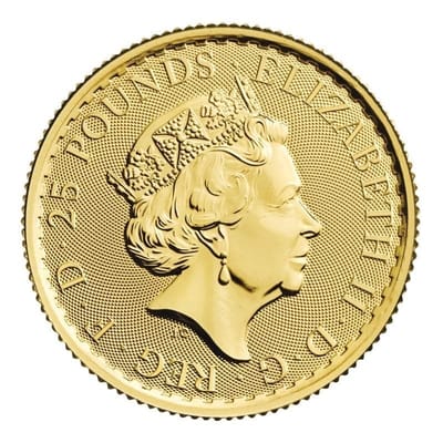 Rare:2023 Queen 1/4 oz Gold Britannia Coin - additional view