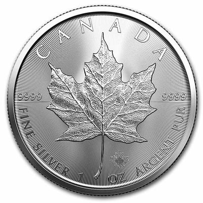 Double date: 2023 1 oz Silver Maple Leaf - additional view