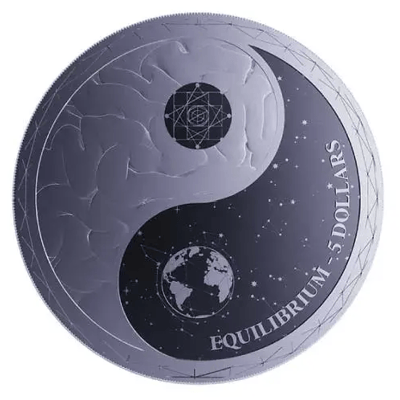2022 1 oz Silver Coin Equilibrium: Yin Yang