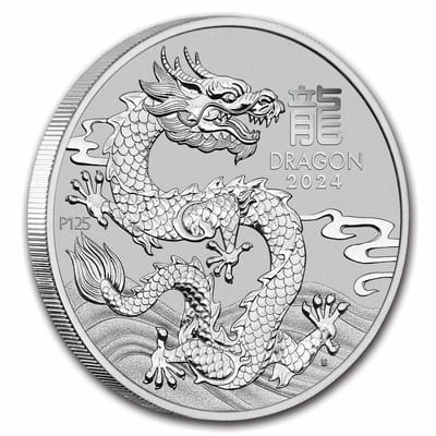 Hard to find: 2024 Perth 1oz Platinum Lunar Dragon