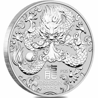 2024 1 oz Perth Luna Dragon