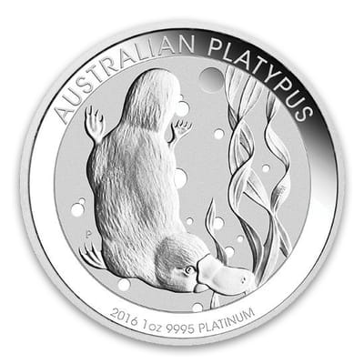 2016 1 Oz Perth Platinum Platypus BU 